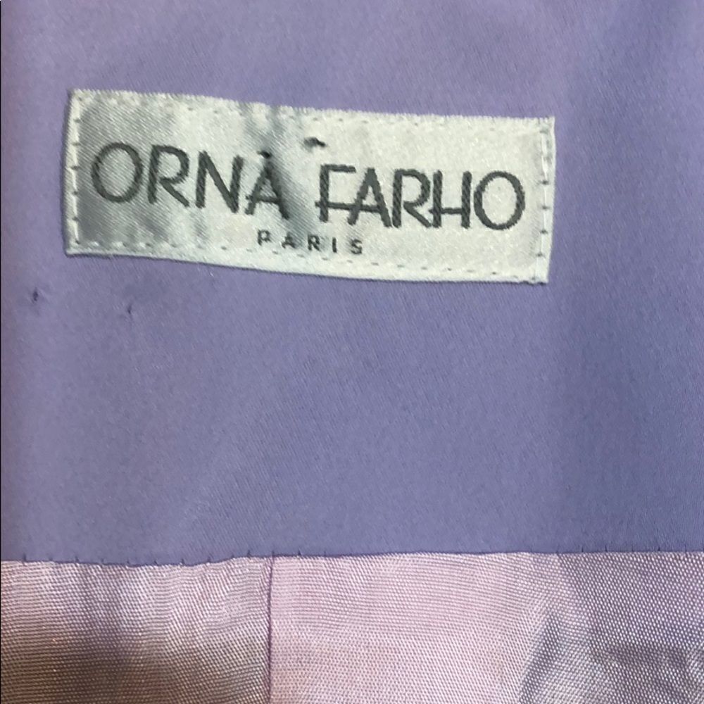 Orna Farho Light Purple Two Piece Suit Sz S - Picture 4 of 8